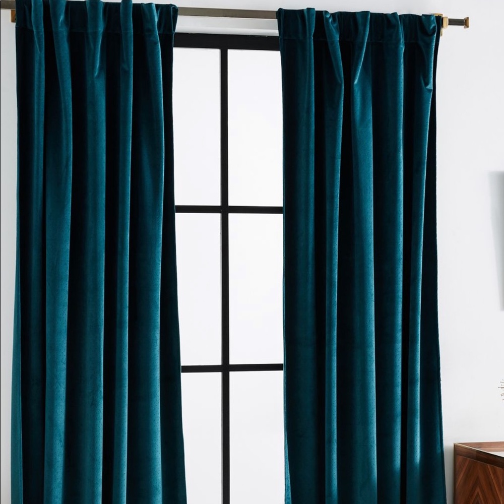 Anthropologie Louise Velvet Curtains